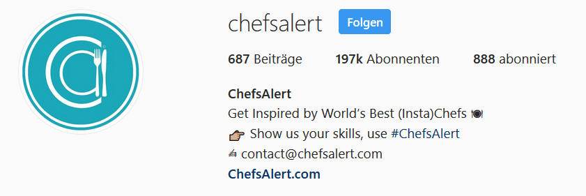 chefsalert instagram
